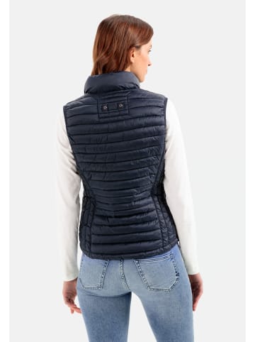 Camel Active Steppweste aus recyceltem Material in Dunkelblau