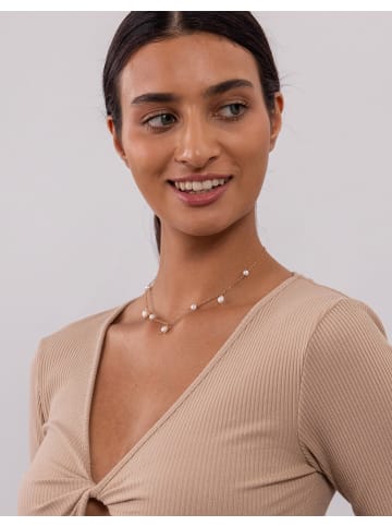 PURELEI Choker Pearl Drop in Rosegold