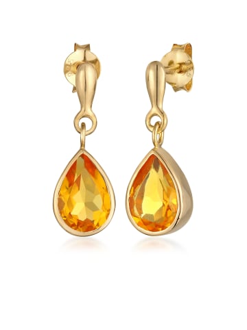 Elli Ohrringe 925 Sterling Silber Tropfen in Gold