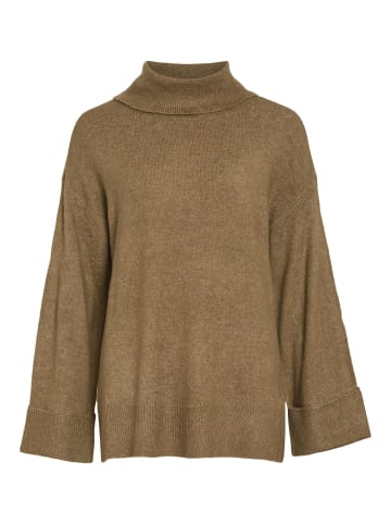 Vila Strickpullover in Gothic Olive