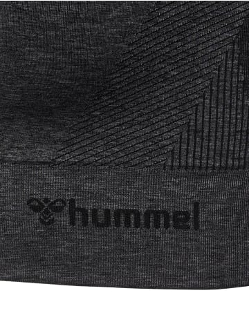 Hummel Hummel Top Hmlmt Yoga Damen Atmungsaktiv Schnelltrocknend Nahtlosen in BLACK MELANGE