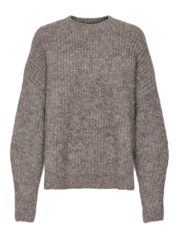 ONLY Strickpullover in Chocolate Brown