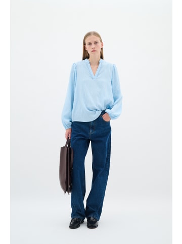 InWear Langarm - Hemd DermaIW Regular fit in Pastel Blue
