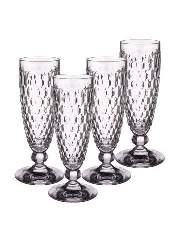 Villeroy & Boch 4er Set Sektgläser Boston 120 ml in transparent