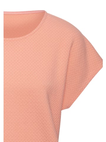 Vivance Kurzarmshirt in peach, blau
