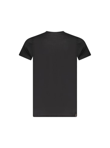 ACCADEMIA MILITARE Schwarzes Baumwoll-T-Shirt