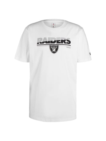 NEW ERA T-Shirt NFL Las Vegas Raiders 3rd Down in weiß / schwarz