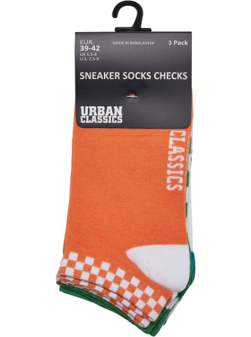 Urban Classics Socken in orange/green/teal