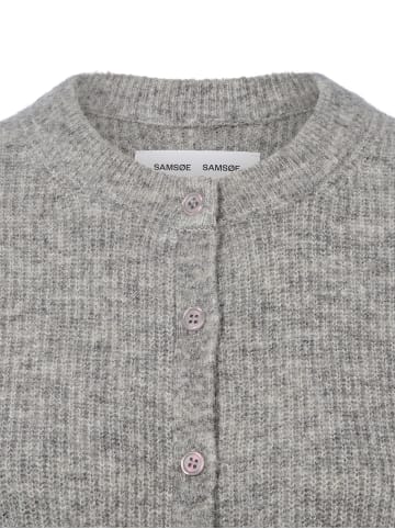 SAMSOE & SAMSOE Strickjacke Saanoura in grau - 0002