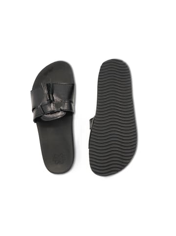 Flip Flop Sandale "pool*tassel" in black