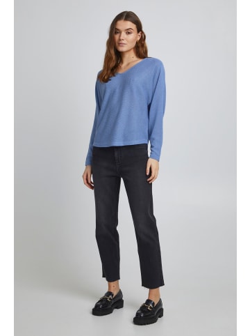b.young Strickpullover BYSIF V NECK PULLOVER -20811267  Strickpullover mit V-Ausschnitt in Blau