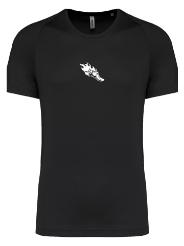 F4NT4STIC T-Shirt Sports Running Shoe T-Shirt in schwarz