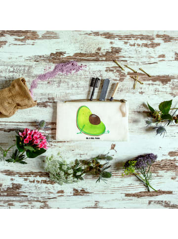 Mr. & Mrs. Panda Mäppchen Avocado Schwangerschaft ohne Spruch in Weiß