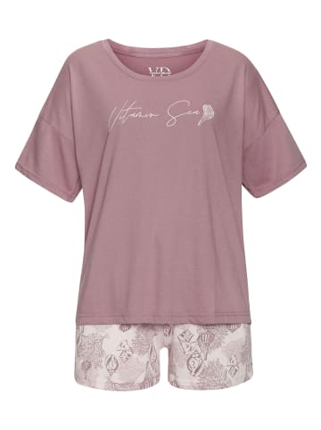 VIVANCE DREAMS Shorty in mauve-gemustert