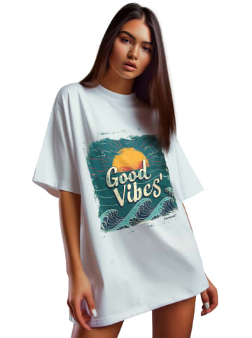 Reichstadt Reichstadt Oversized T-Shirt Damen  24RSW057 Sunset Vibes S