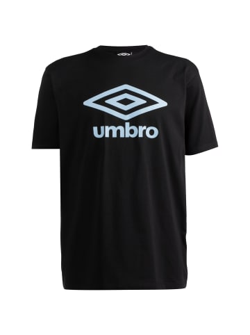 Umbro T-Shirt Core Logo in schwarz / hellblau