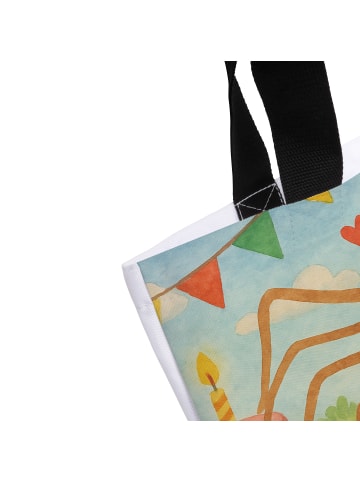 Mr. & Mrs. Panda Tote Bag Spinne Agathe Party Design ohne Spruch in Weiß