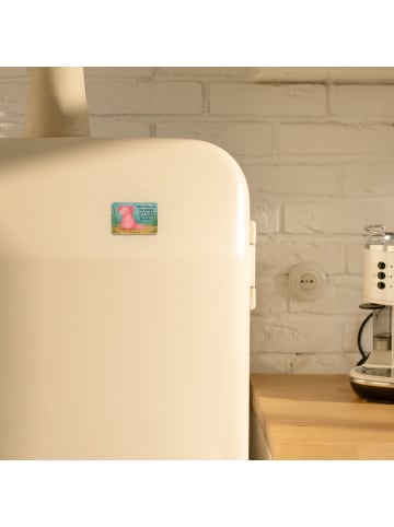 Mr. & Mrs. Panda magnet Axolotl Niedlich Design mit Spruch in Weiß