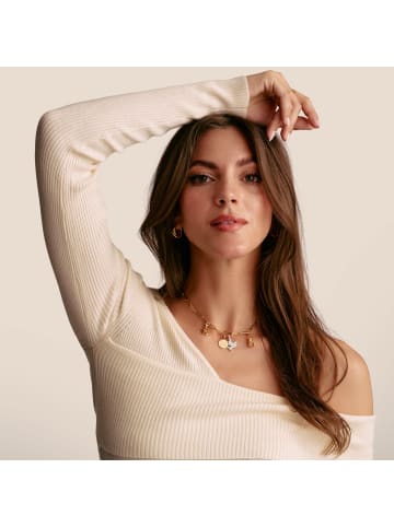 Thomas Sabo Charm-Anhänger Friedenstaube Connect in silber, weiß