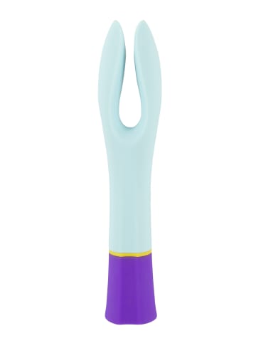 You2Toys Vibrator double vibrator in Türkis/Lila/Gelb