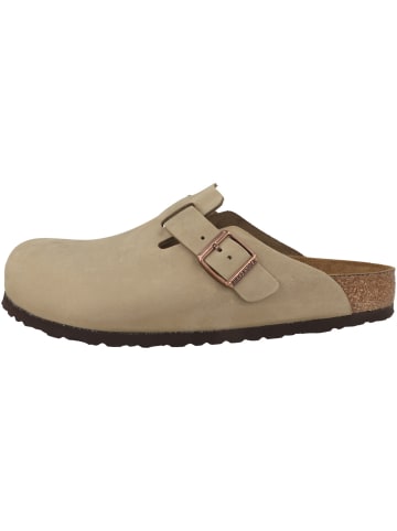 Birkenstock Clogs Boston SFB geöltes Naturleder Weichbettung normal in hellbraun