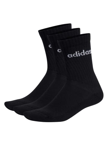 adidas Socken 3er Pack in Schwarz