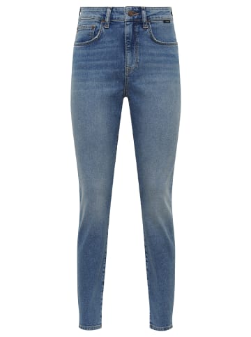 Mavi Jeans Jeans Hoher Bund 5-Pocket Robust in Blau