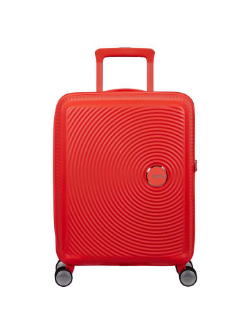 American Tourister Soundbox - 4-Rollen-Kabinentrolley 55 cm erw. (gelb) in neon orange