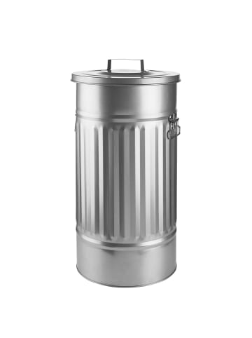 Butlers Mülltonne Oskar ZINC in Silber