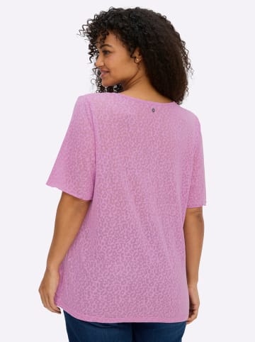 sheego Shirt in orchidee