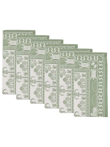 Butlers Serviette MONTEVERDE 6er-Set in Grün