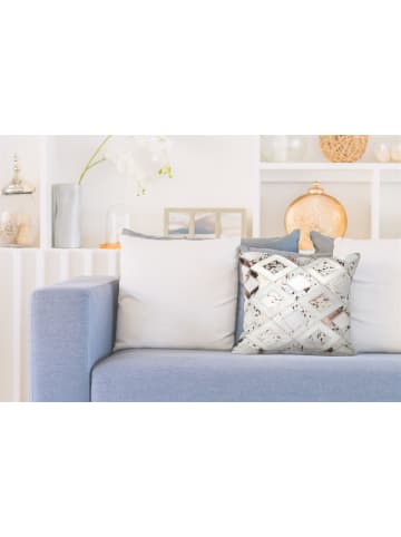 Kayoom Dekokissen Spark Pillow 110 45 x 45 cm in creme - chrom