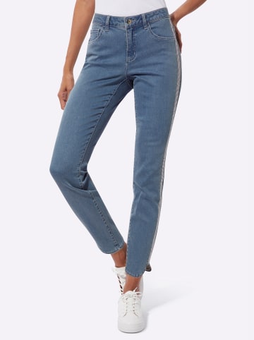 creation L 5-Pocket-Jeans in blue-bleached