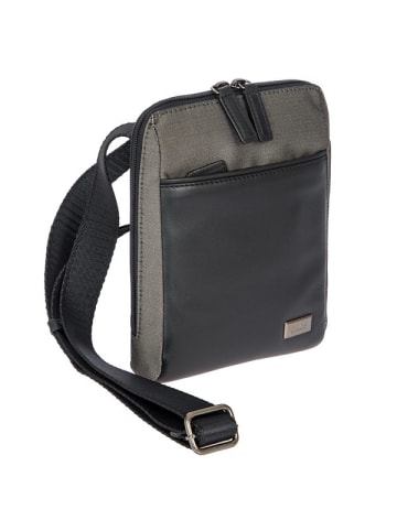 BRIC`s Monza - Schultertasche M 22 cm in schwarz