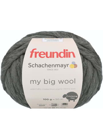 Schachenmayr since 1822 Handstrickgarne my big wool, 100g in Mid Grey Meliert