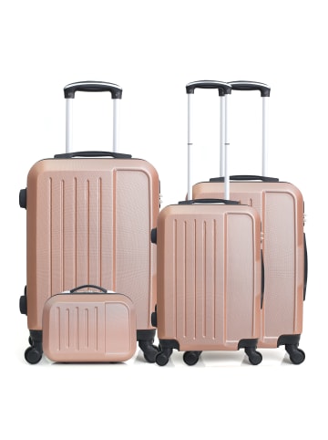 Hero 4 tlg. Kofferset VESUVIO-C in Rosa (95L/64L/37L/9L)