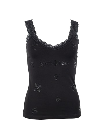 Roberto Geissini Statement Top Schwarz