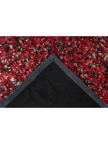 Arte Espina Kurzflor Teppich Finish 125 in rot - gold - rechteckig