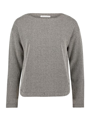 BETTY & CO Casual-Shirt mit Struktur in Schwarz/Weiß