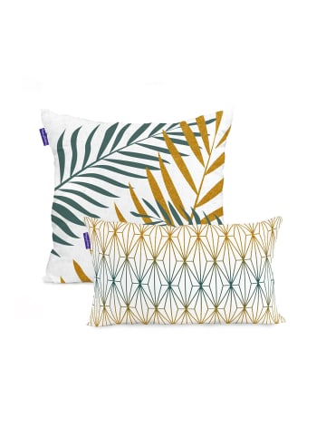 Happy Friday Foliage mint Kissenbezug