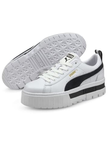 Puma Sneaker Mayze Lth Wms in Weiß-gemustert