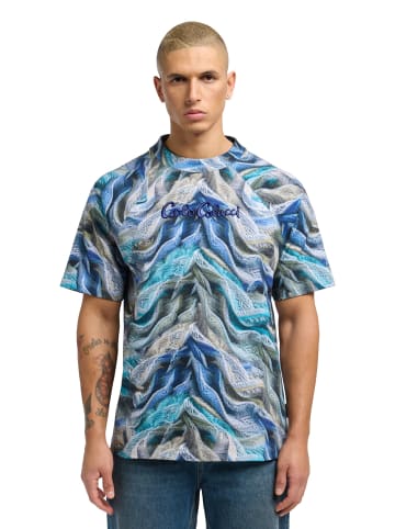 Carlo Colucci T-Shirt Dorn in Petrol