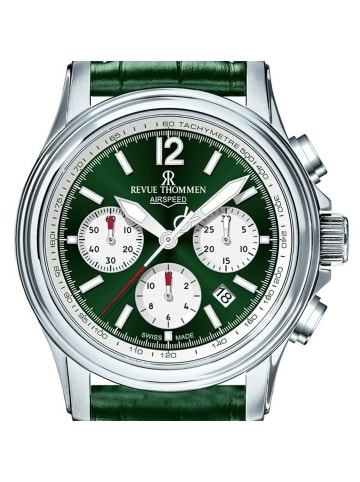 Revue Thommen Analoguhr für Erwachsene in grün