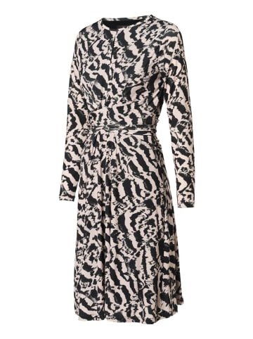 Mart Visser Maddie-Kleid mit Print, Creme/Schwarz