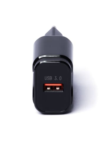 Wozinsky USB 3.0 Wandladegerät Handyladegerät Netzladegerät in Schwarz