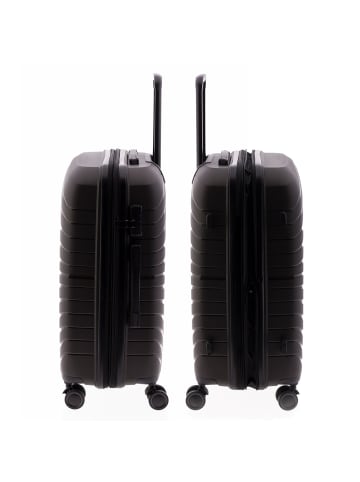 Gladiator 3400 4 Rollen Trolley M 67 cm mit Dehnfalte grey