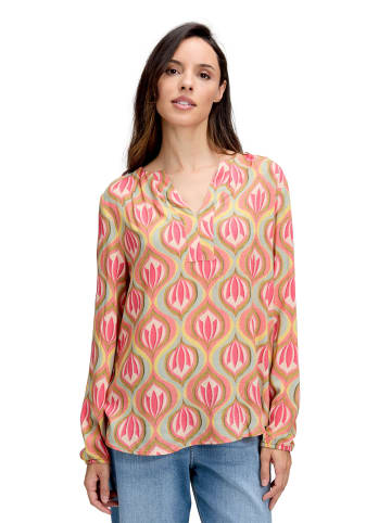 CARTOON Casual-Bluse mit Muster in Pink/Green