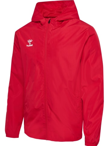 Hummel Trainingsjacke "Hmlessential Aw Jacket" in Rot