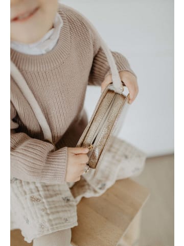 leevje Kinderhandtasche zum Umhängen 'glitter heart' in gold