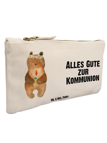 Mr. & Mrs. Panda Stoffbeutel Bär Kommunion mit Spruch in Weiß